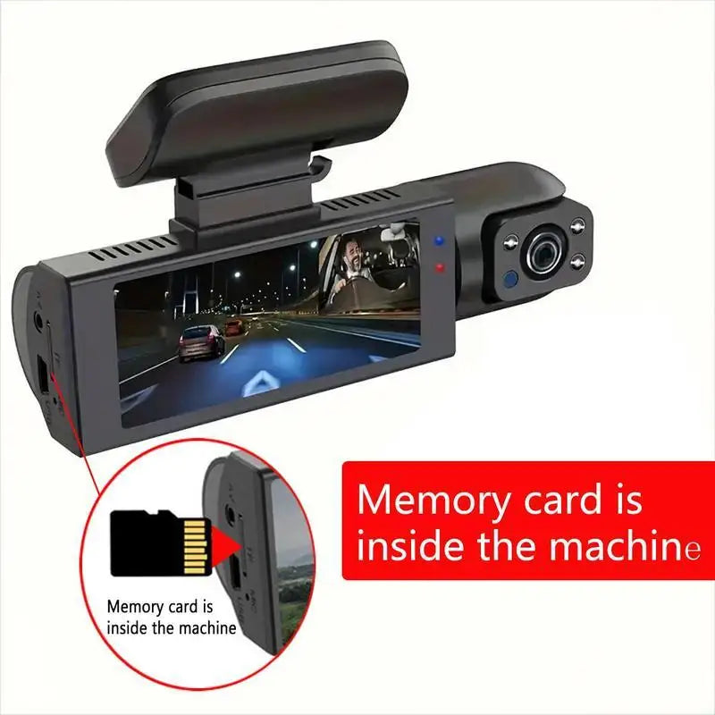 HD 1080P Dual Camera Dash Cam for Car with IR Night Vision Car dvr Loop Recording Wide Angle Lens Car Camera Recorder
