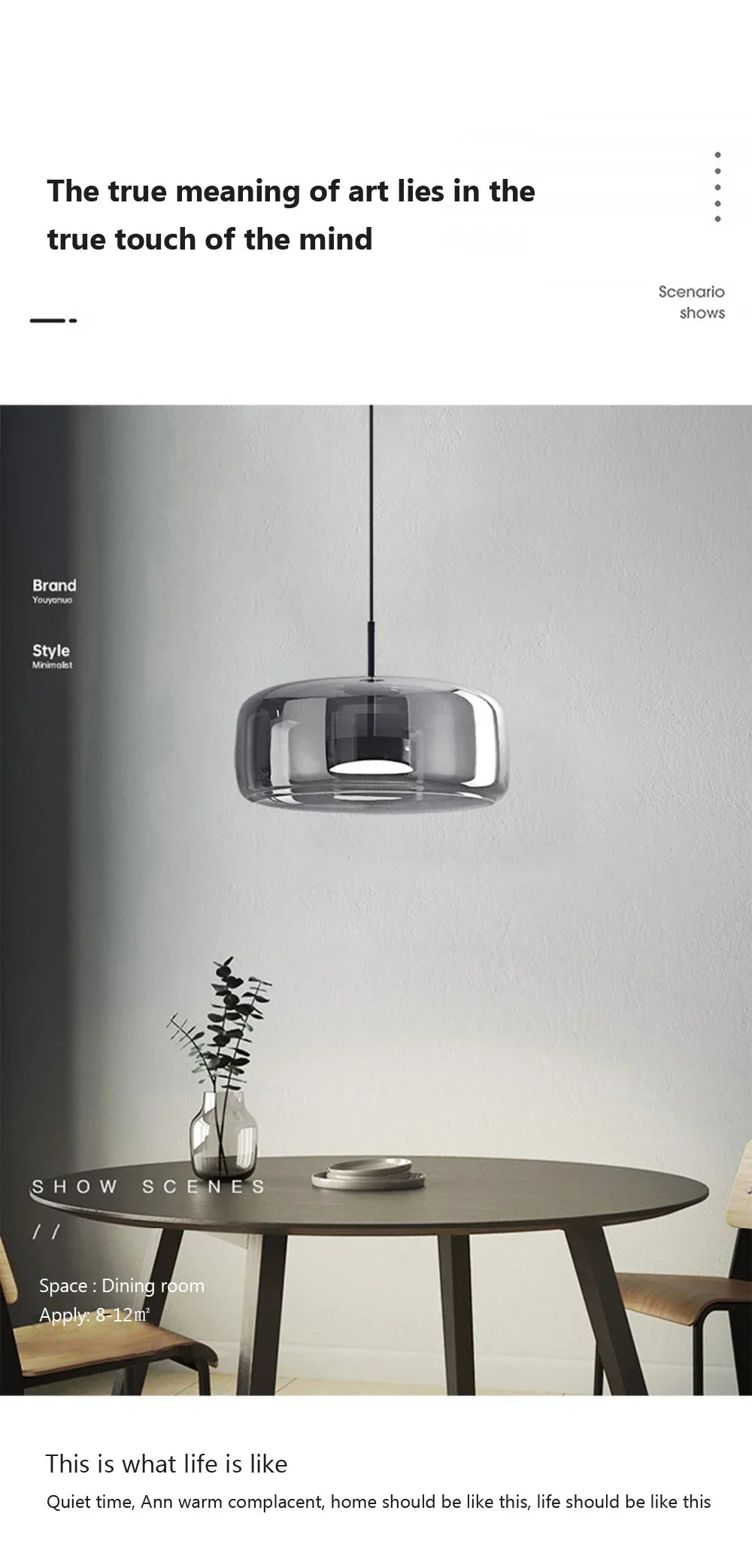 Modern Glass Pendant Light luxury Deco Nordic Led Hanging Light Fixtures  Modern Luminaire Suspension lamp