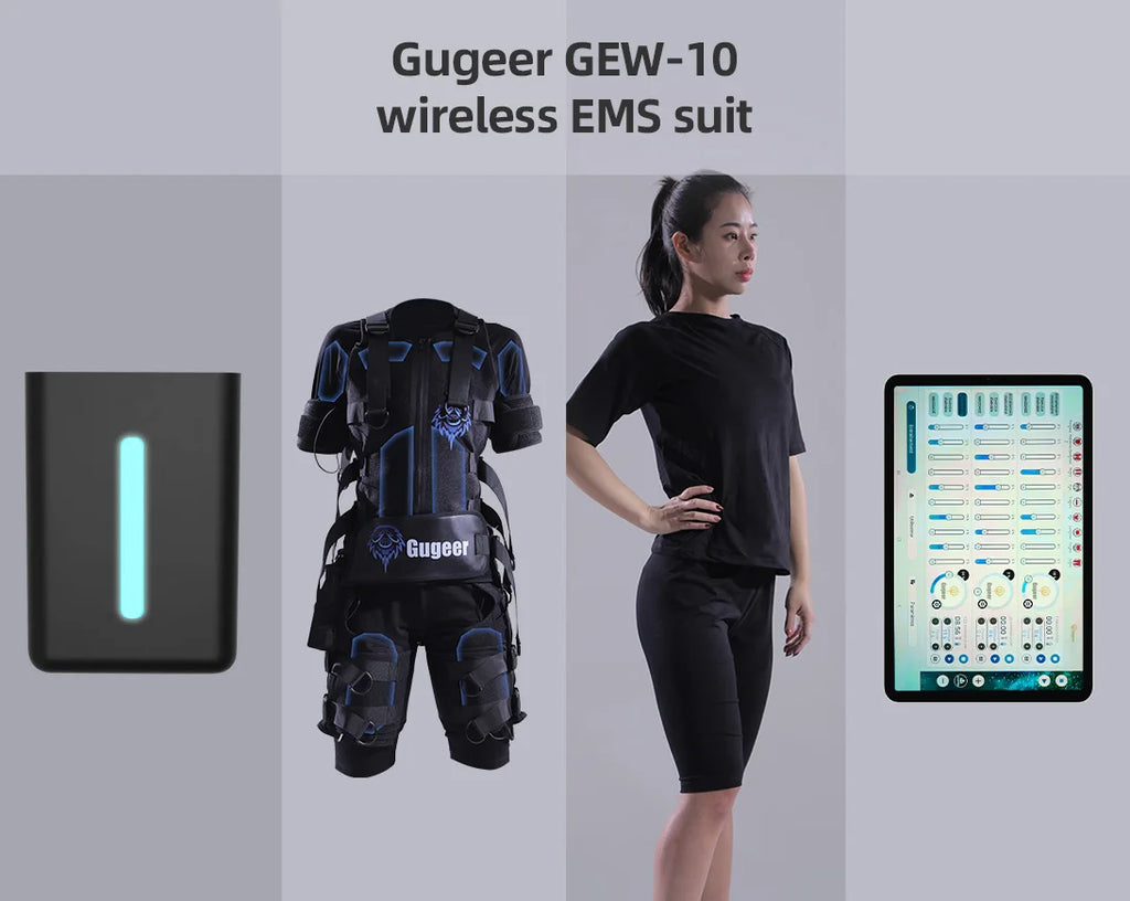 Wireless Full Body EMS Muscle Stimulator for Home Gym Fitness Training Electrotherapy Workout Equipment for Muscle Building