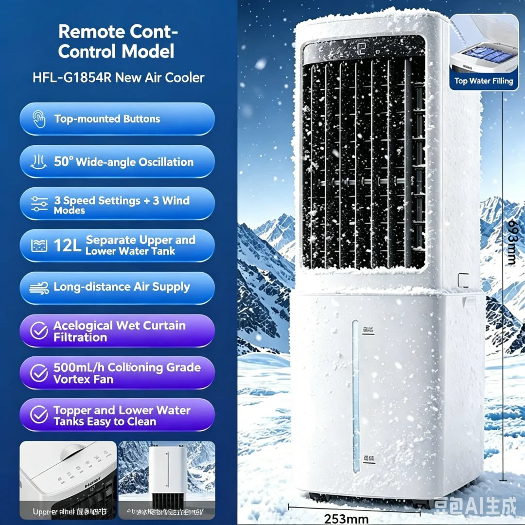 220V Portable Air Conditioner - Haier Single Cooling Water-cooled Fan AE