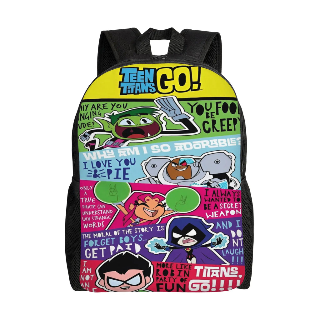 Toddler's Teens Titans Go Beast Boy Backpack Preschool Kindergarten  School Bags for Boys and Girls
