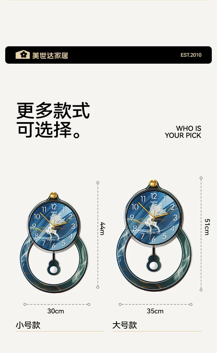 Kitchen Living Room Wall Clock Minimalist Design Unique Usa European Wall Clock Flowers Nordic Luxury Metal Horloge Decorarion