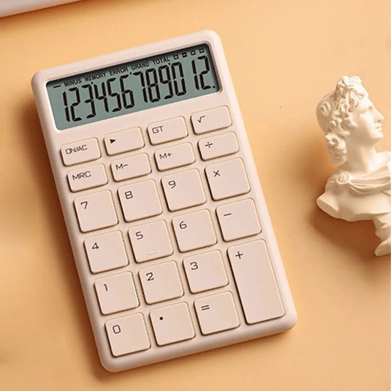 Student Calculator Simple Design Basic Calculator High Sensitivity Button Portable Calculator Student Stationery Supplies