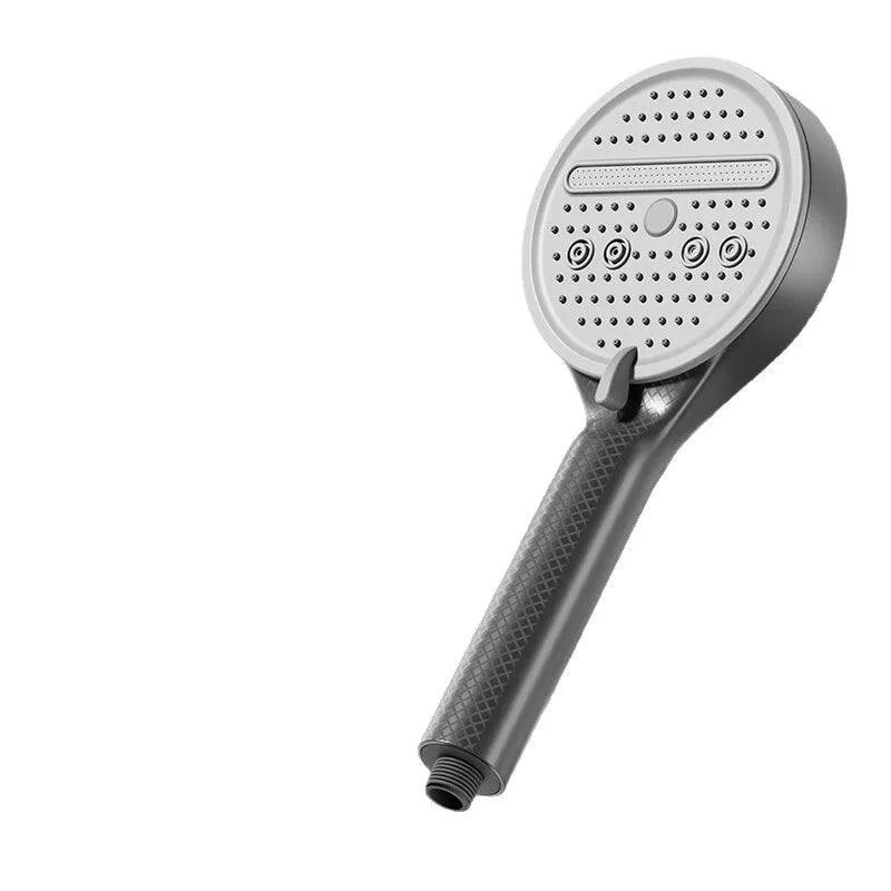 Cream Wind Pressurized ShowerHead 12 Cm Large Panel Water Outlet Handheld  Shower Head Pressurized ShowerSet