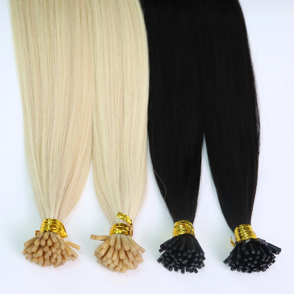 Wholesale K-Tip Vietnamese Virgin Remy Human Hair Extensions Premium Double Weft Bundles Custom Colors Textures Cuticle Aligned
