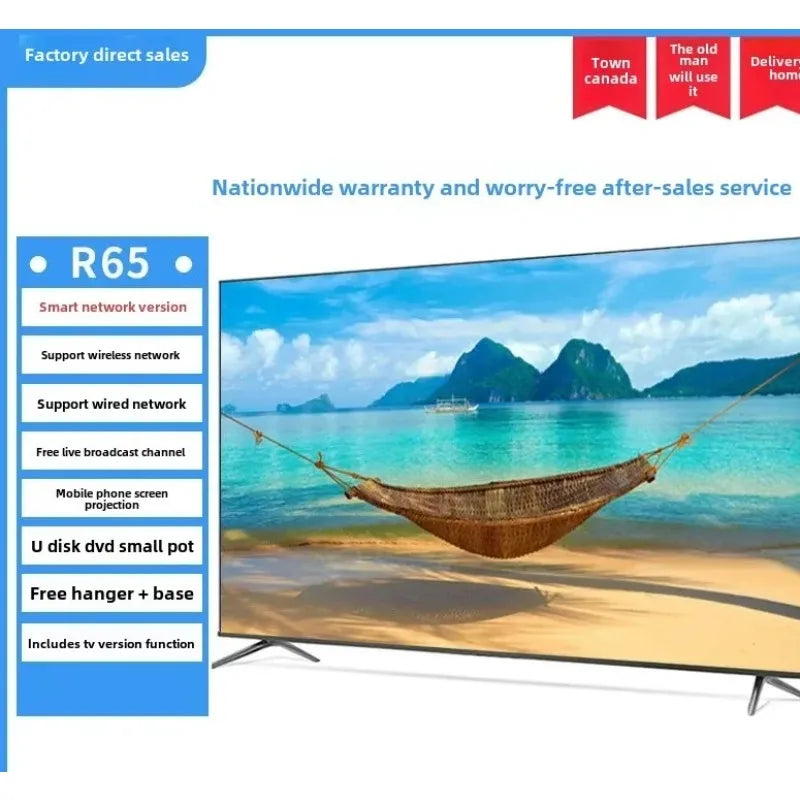 Hotel Network LCD Television 20 32 43 55 65 75 85 100 Inch Energy Saving Smart TV Display