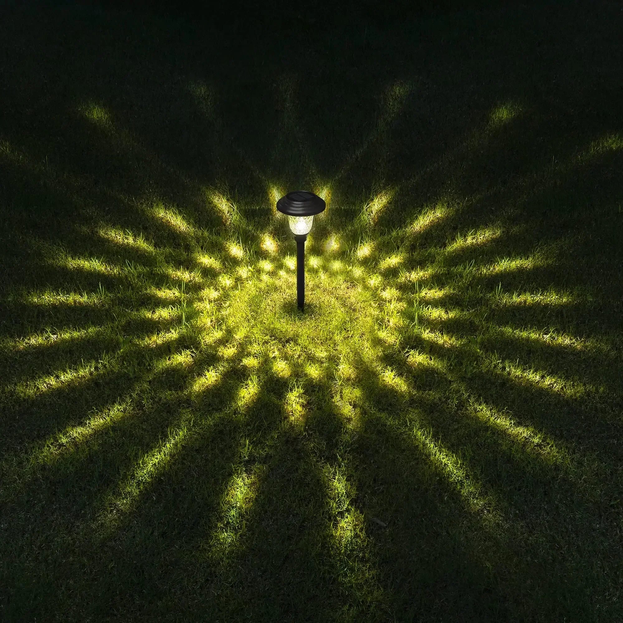 Solar Light Outdoors New Garden Lamps Powered Waterproof Landscape Path for Yard Backyard Lawn Patio Decorative LED Lighting