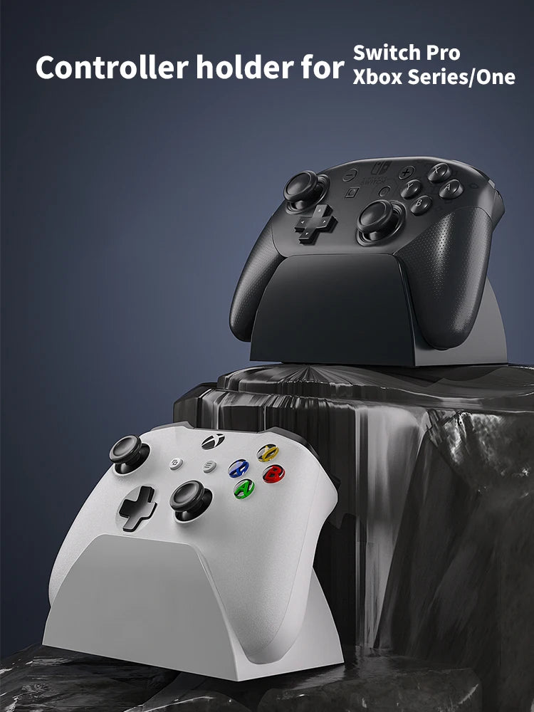 Gaming Controller Stand for Switch Pro / Xbox One Plastic Gamepad Desktop Joystick Holder for Switch Pro/Xbox Series Controller