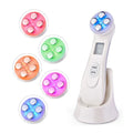 High Frequency Facial Beauty Machine 5 in 1 Facial Massager Microcurrent Rechargeable Facial Frequency Wand