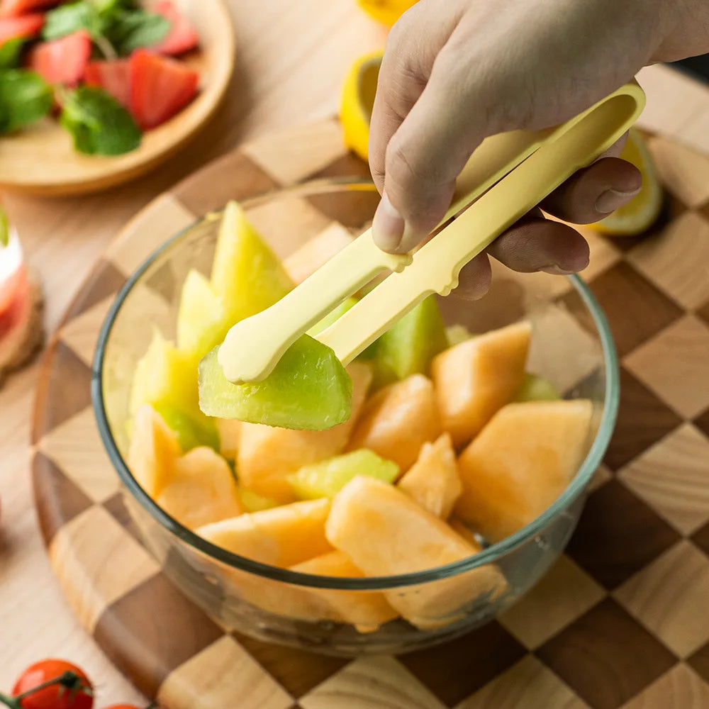 Cute Cat Paw Silicone Food Tongs Multicolor Food-Grade Kitchen Gadgets for Fruit Salad  Ice Cube Practical Kitchen Accessories