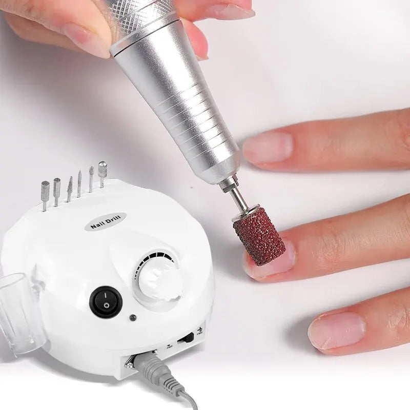35000RPM Professional Nail Drill Machine for Manicure Drill Tips Electric Nails Sander Pedicure File Polisher Equipment Tools