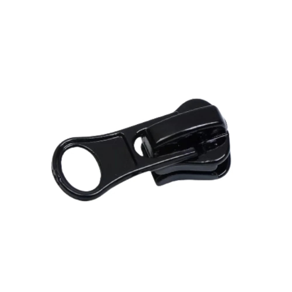 10pcs 3 5 8 Zipper Puller Head Black Handmade Zipper Slider Sewing Accessories Resin Clothing Bag Zips for Replacement Parts