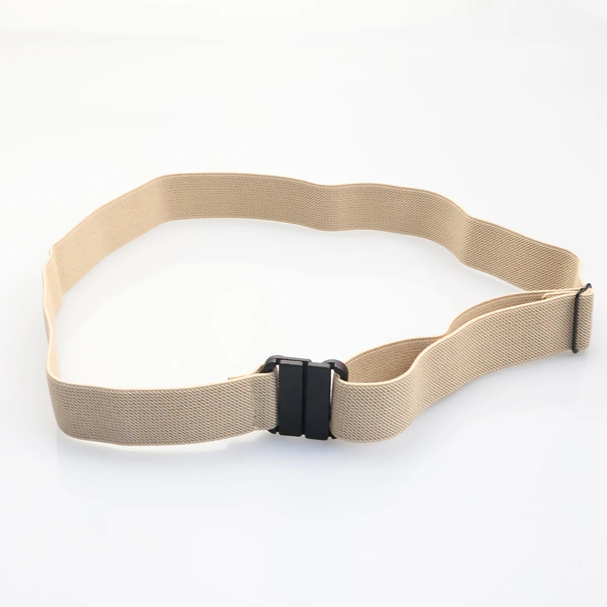 Casual Solid Color Elastic Belt Metal-free Ultra-light Elastic Belt Maximum length 140cm