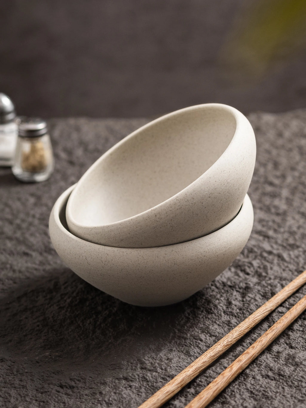 Retro Ceramic Soup Bowl Yogurt Bowl Rice Bowl Oatmeal Bowl Home Use Thick Earthenware Vintage Style Dining Utensils