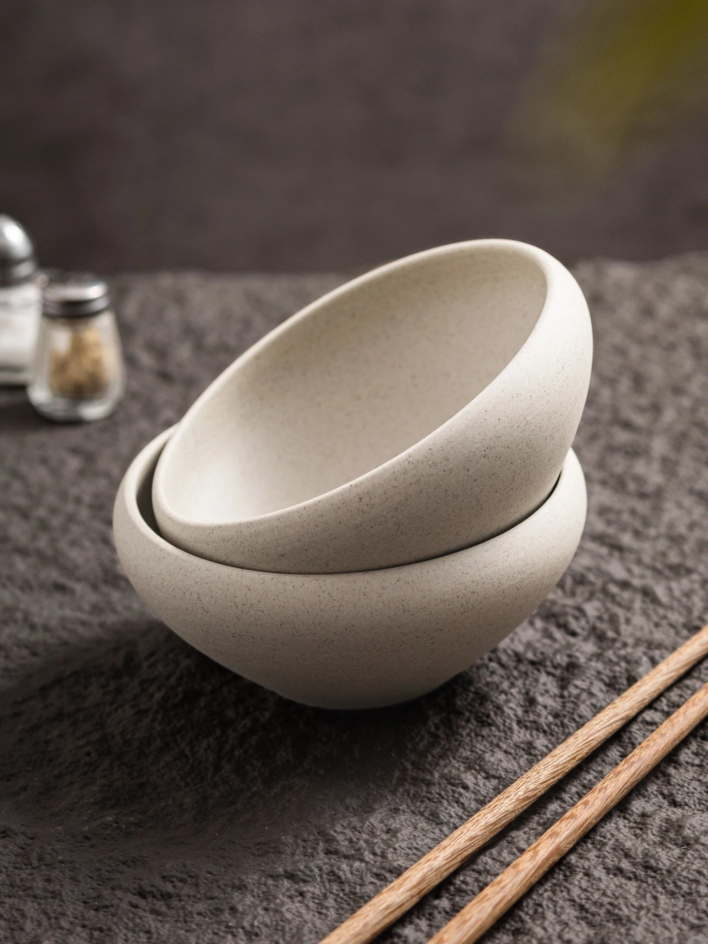 Retro Ceramic Soup Bowl Yogurt Bowl Rice Bowl Oatmeal Bowl Home Use Thick Earthenware Vintage Style Dining Utensils