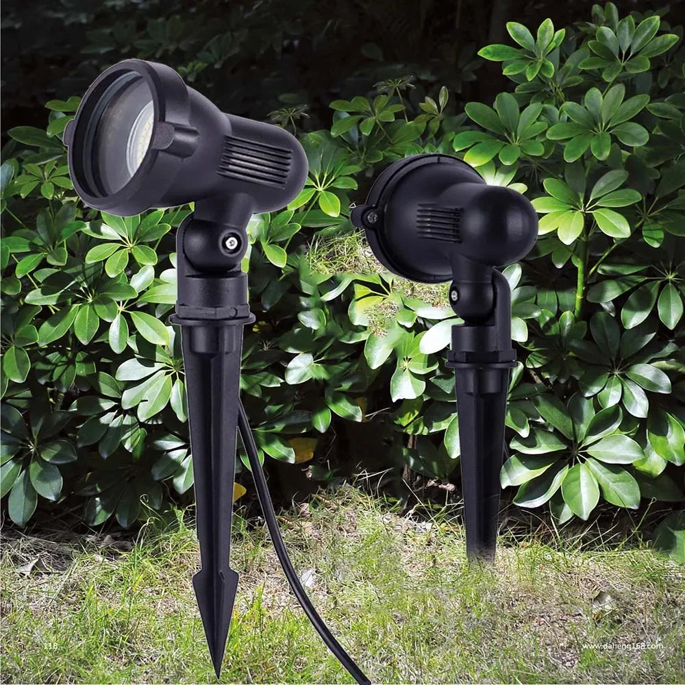 Outdoor LED Tree Light Waterproof Landscape Spotlight Garden Yard Lawn Spike Lamp Park Wall Washer Lighting