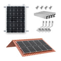 Solar Panel Bracket More Lighten Brick Roof Mounting Rail Roof Hook Mounting Sets for Glazed Tile Roof for Any Solar Panel