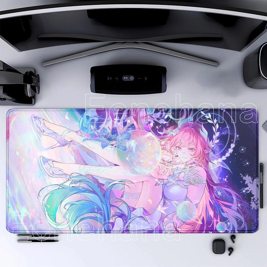 Mouse Pad Honkai Star Rail Cyrene HD printing Pretty Gaming Lock Edge Large Rubber Anime kawaii Mousepad Laptop offices Desk Mat