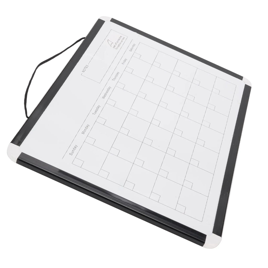 Monthly Calendar Dry Erase Whiteboard Replacement Lightweight Versatile Magnetic Calendar White Board Easy To Write for Office