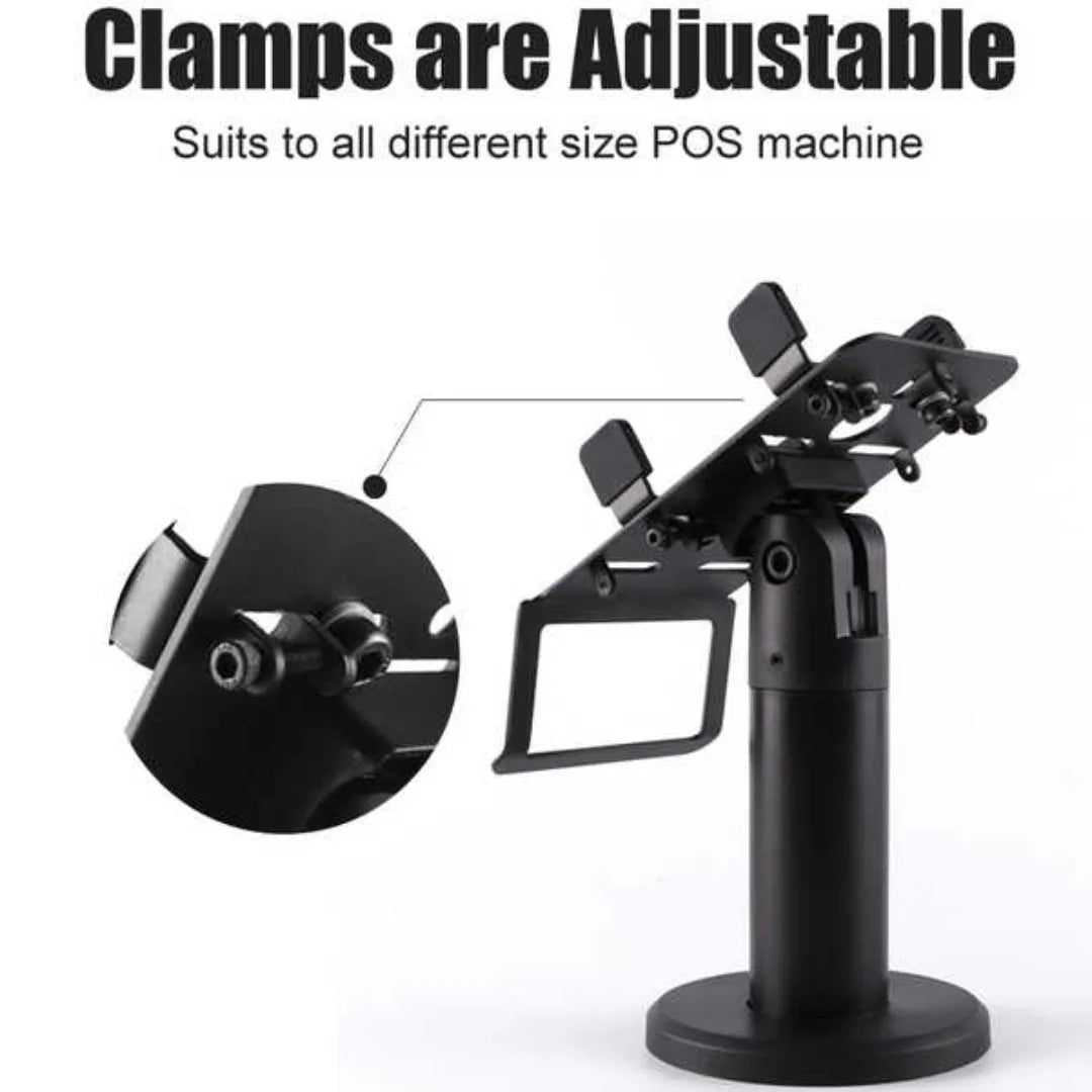 Adjustable Swivel Pos Terminal Stand Bracket Credit Card Machine Security Holder Payment System Base Mount