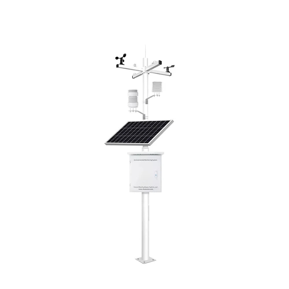 WMO Smart Cellular 4g Gsm 14 in 1 Ambient Agriculture Professional Automatic Weather Station with Wind Solar Rain Gauge