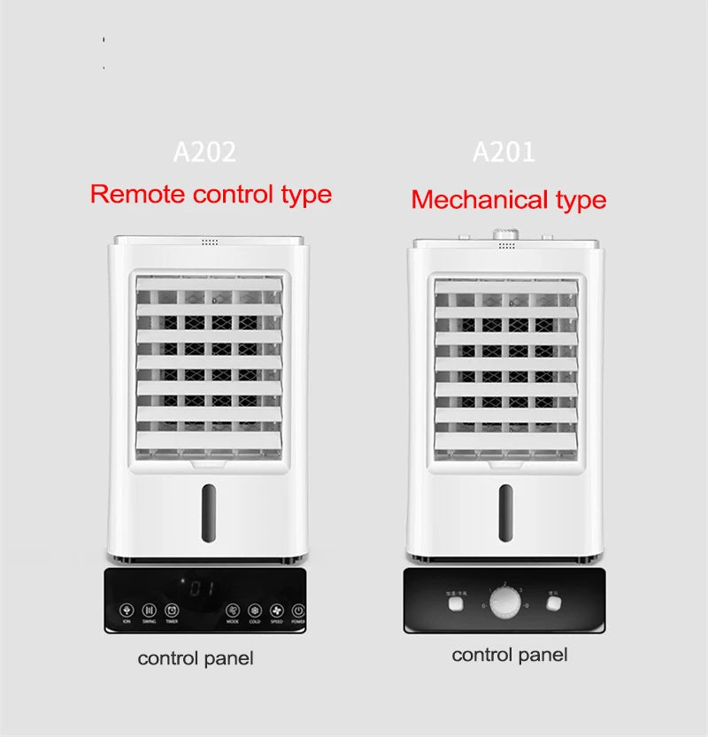 A-201 Cooling Only Air Cooler Household Air Condition Fan 3 Gear Air Conditioner Mini Air-Conditioning Fan Water-Cooled Fan