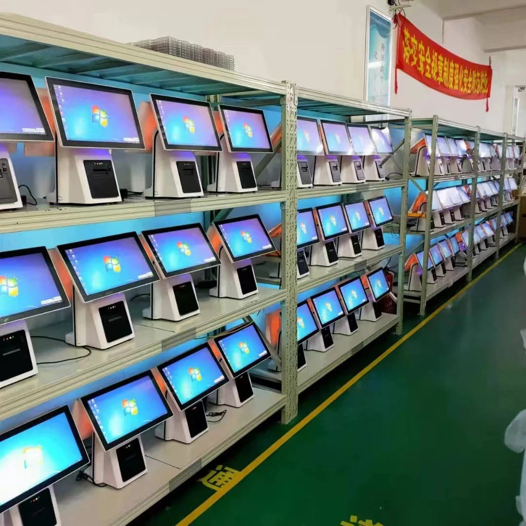 All-in-one Touch Screen POS Cash Register For Supermarket Cashier With Windows/Android OS
