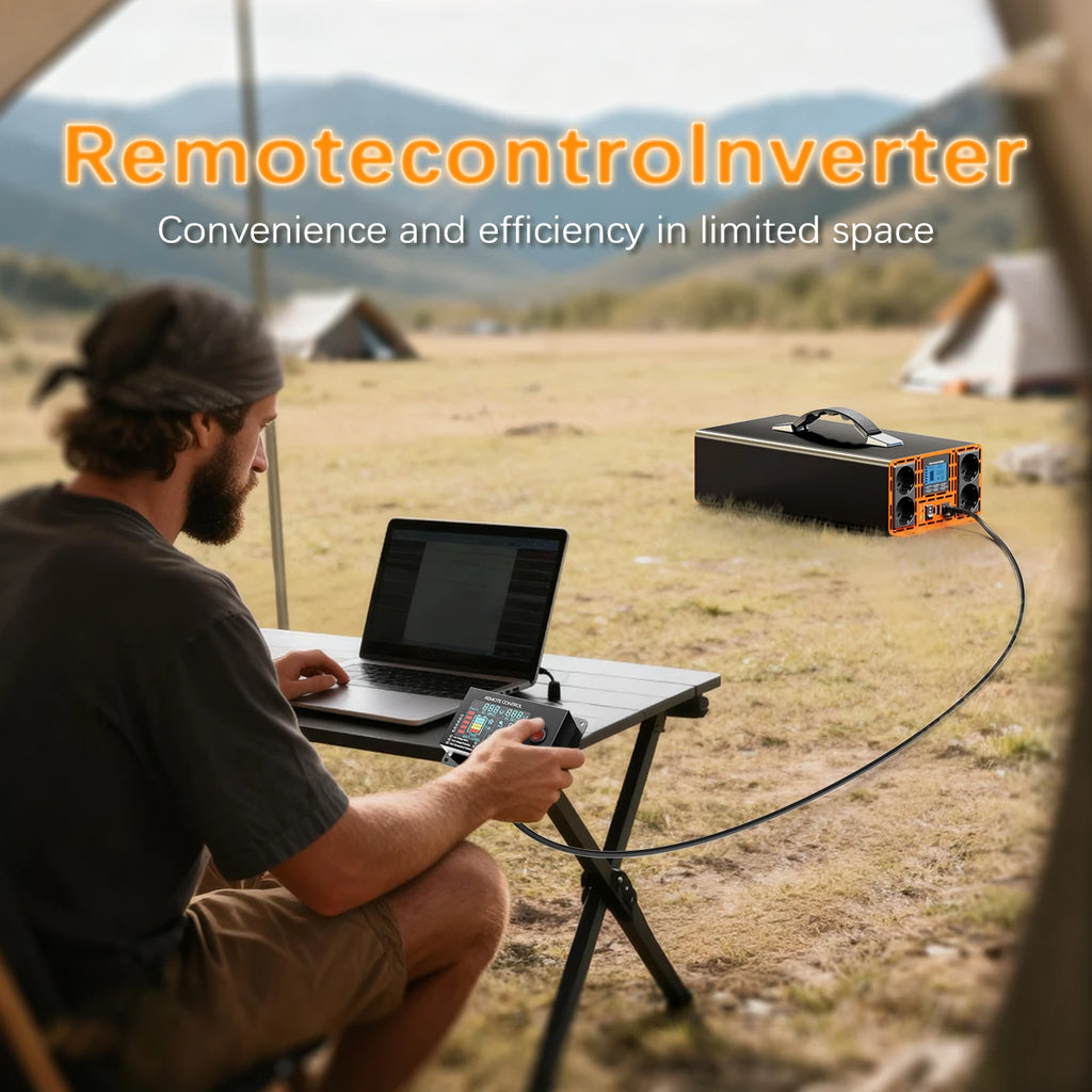 Pure Sine Wave Inverter 12V/24V to 220V 3000W-7000W for RV Caravan Solar Home – CE Certified