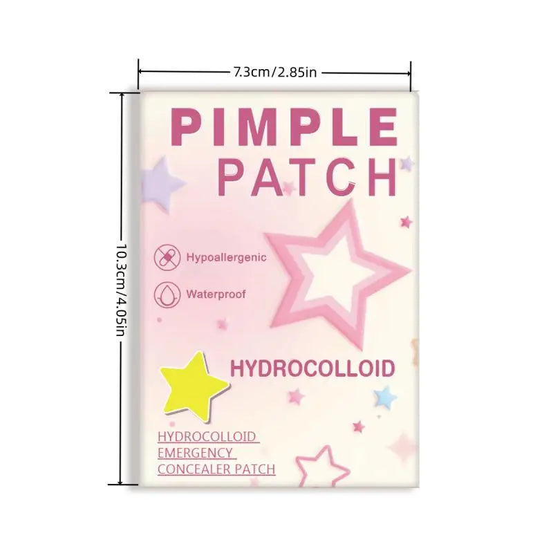 1400Pcs Star Shape Hydrocolloid Pimple Acne Patches Colorful Facial Skin Care Isolate Breathable Closed Acne Blemishes Cover