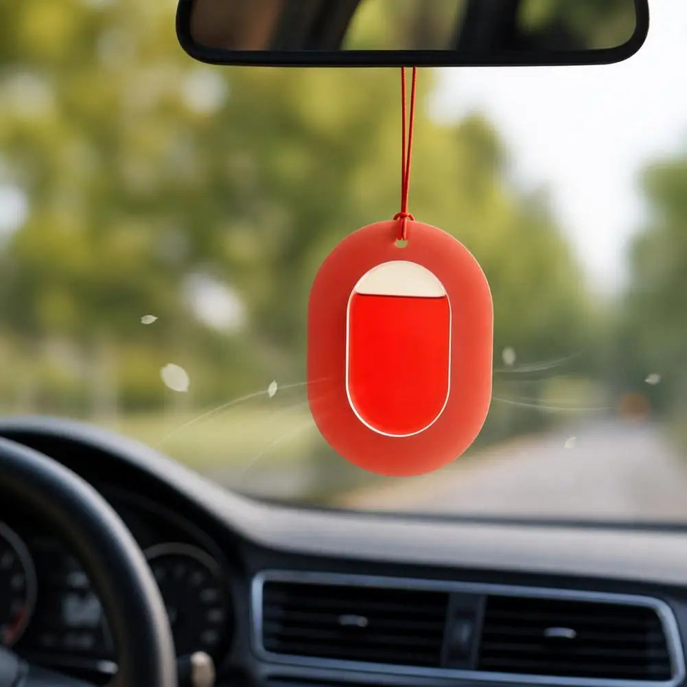 Car Air Freshener Essential Oil Long Lasting Fragrance Hanging Rearview Mirror Diffuser Perfume Pendant Auto Accessories
