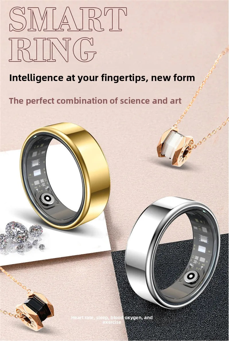 Wholesale 2026 Smart Fitness Ring Waterproof Health Tracker with Video Switching Compatible with IOS Android Unisex