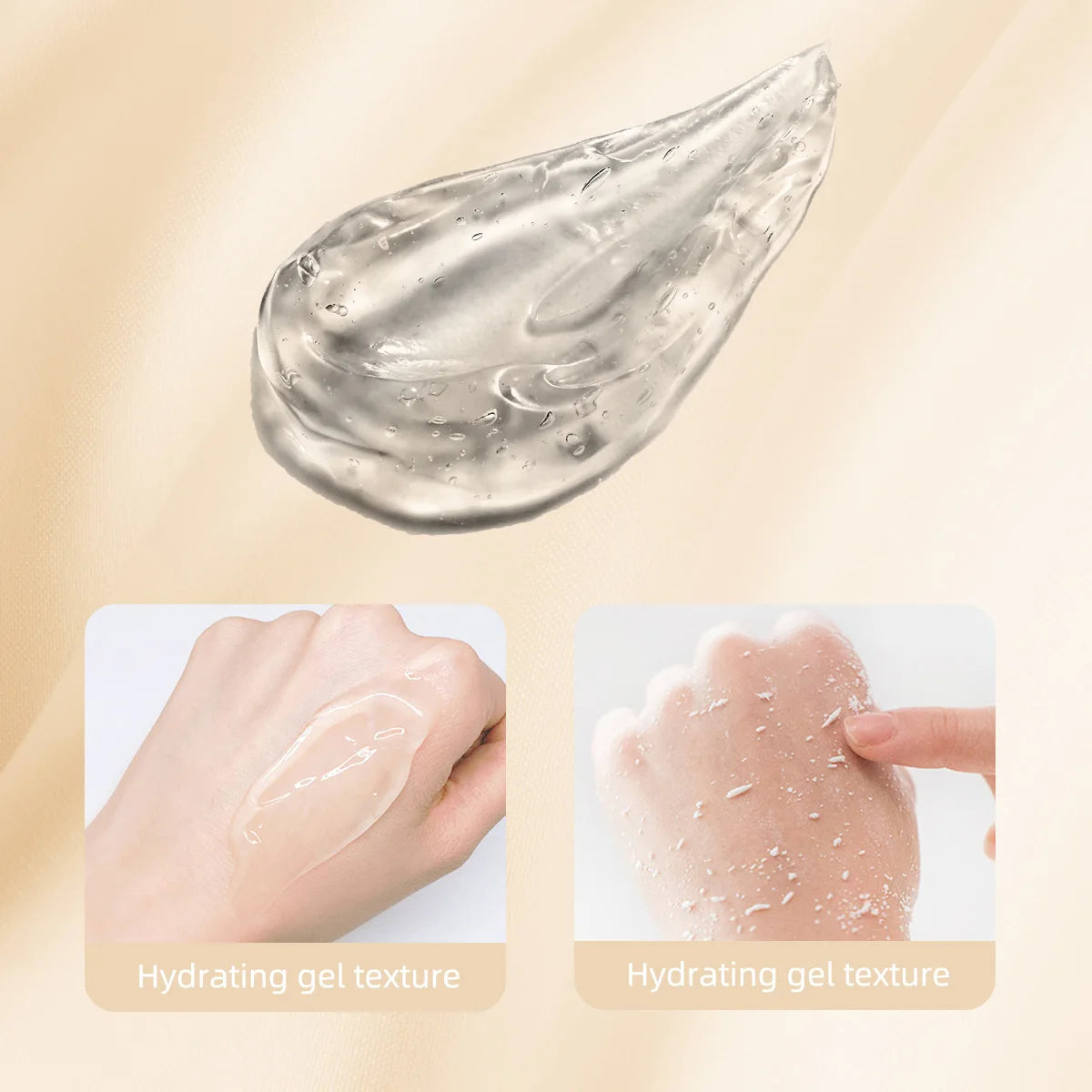 200ml Vanilla Scrub Gel is suitable for all skin types, gently removes dead skin, moisturizes and brightens the skin tone