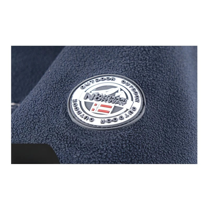 CHUJIE Men's autumn and winter fleece fashion graphenewarm hooded jacket outdoor hiking sports with thick fleece cardigan jacket