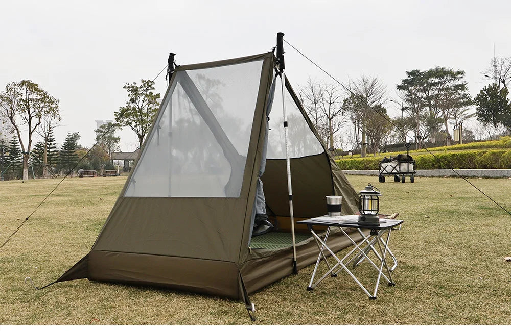 Airy 1 Mesh Tent Trekking Pole Tent Lightweight Solo Tent Camping Tarp Tent Hiking backpacking Single One Person Tent Shelter