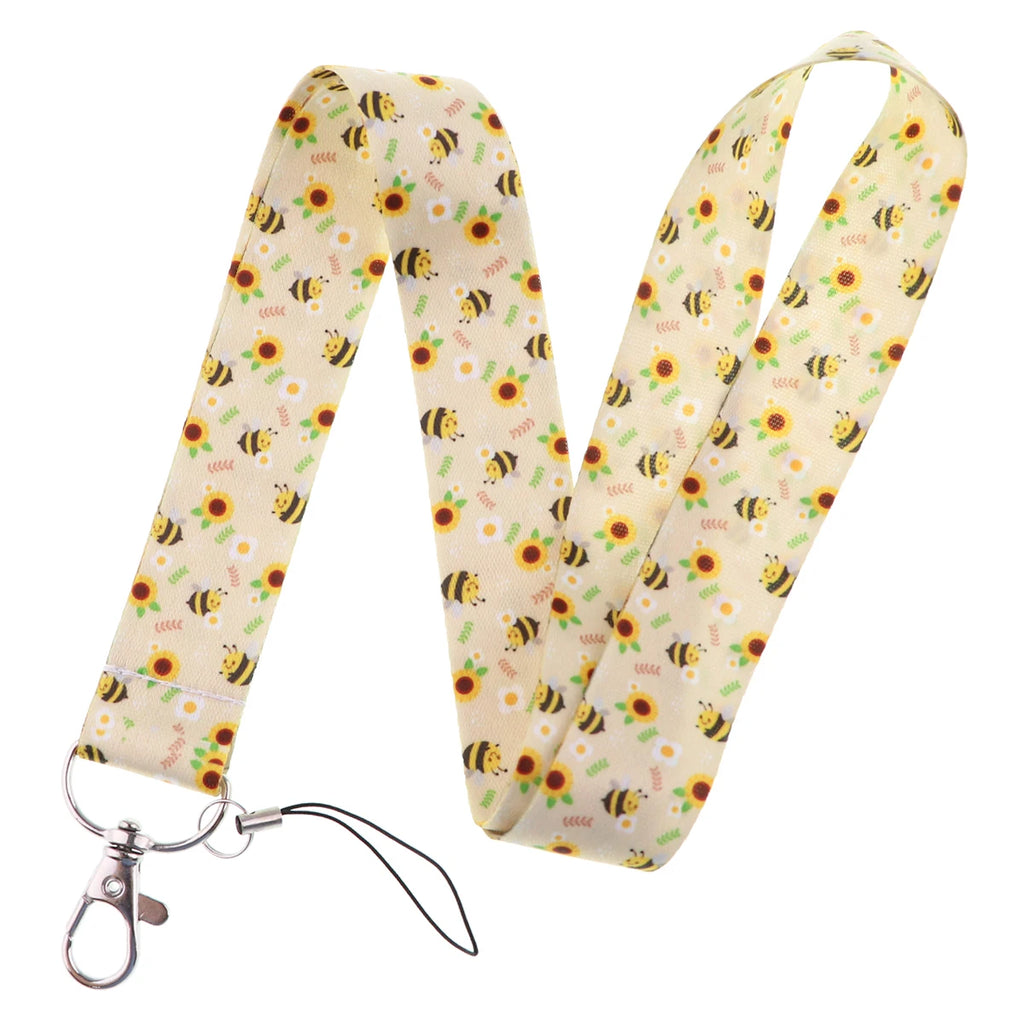 100 Designs Cute Art Lanyard for Keys Chain Badge Holder ID Credit Card Pass Hang Rope Lariat Mobile Phone Charm Accessories
