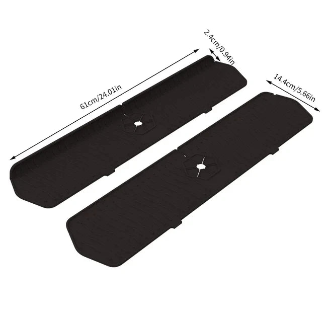 Kitchen Long Silicone Sink Faucet Mat Splash Guard for Absorbent Sink Countertop Protectors Mat Kitchen Gadgets