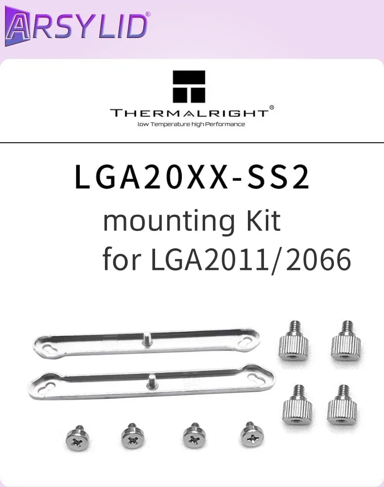 LGA20xx-SS2 LGA2011 LGA2066 Mounting Kit Bracket for Thermalright PA-120 SE FC140 FS140