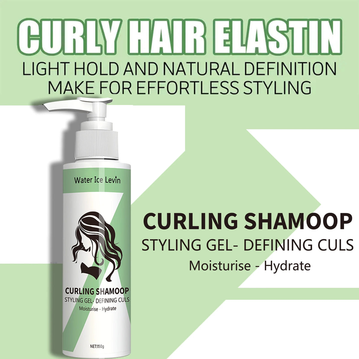 Shampooing Pour Cheveux Normaux - Conditionneur Neutre, 150 G Hydratant Stretch Curl