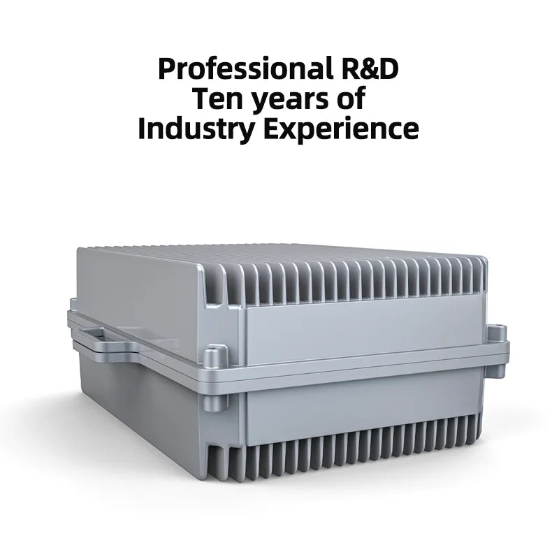 Telecom Box Sturdy Extruded Aluminum Case With IP67 Rating for Anti-Drone Systems - Outdoor, Solid
