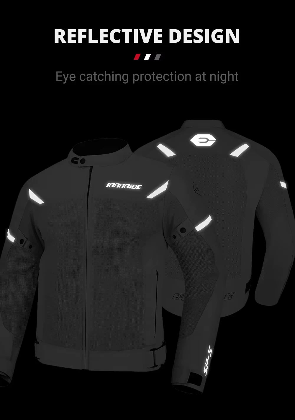 Motorcycle Jacket Anti-fall Breathable Summer Men Coat Moto Protective Gear Motorbike Riding Clothing Moto Jacket
