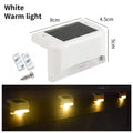 LED Solar Staircase Light Waterproof Passage Patio Courtyard Guardrail Step Lamp for Outdoor Garden Borders Terrace Fence Light