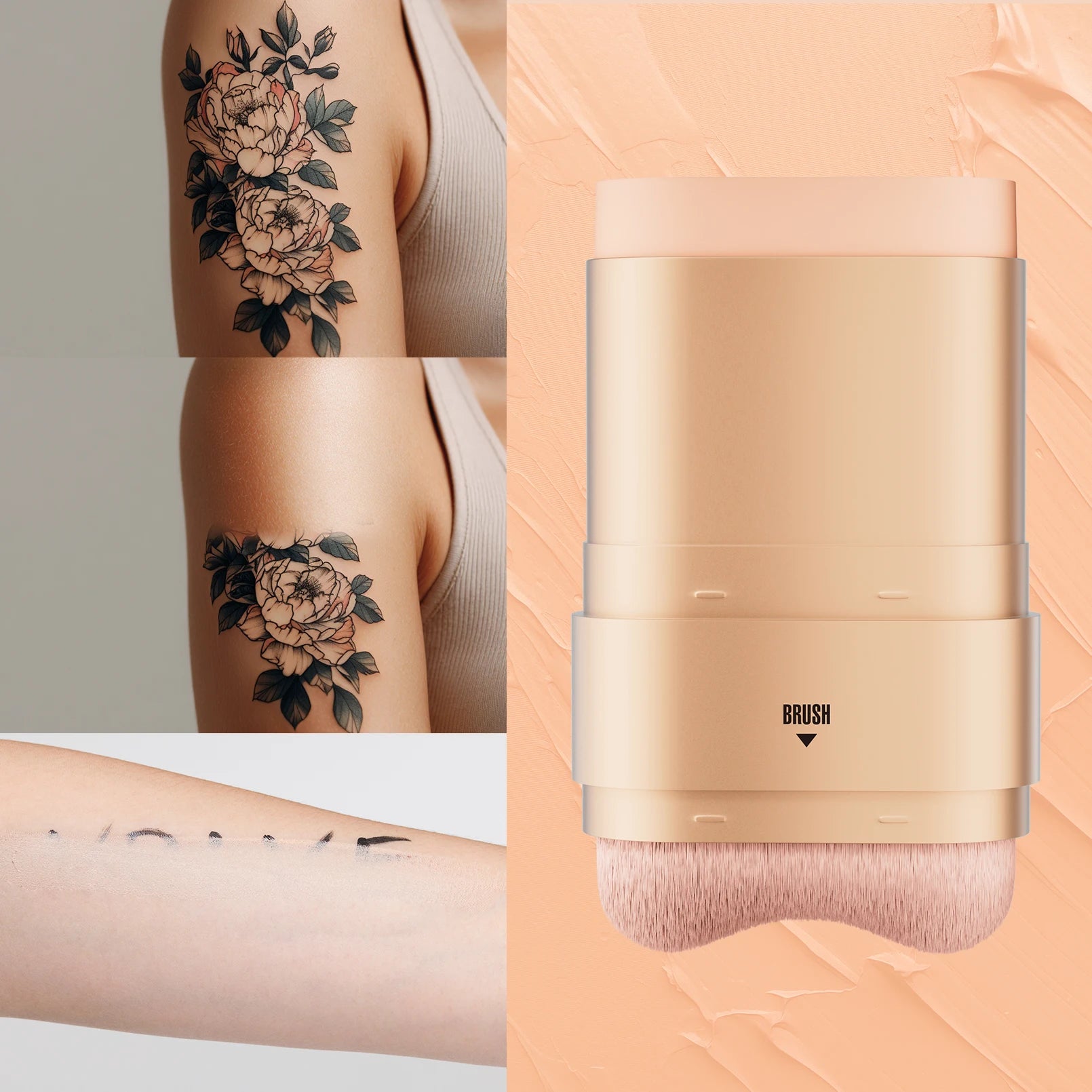 Four-Color Concealer to Cover Dark Circles, Tattoos, Acne Marks, Facial Concealer, Contouring, Waterproof Foundation, Beauty Makeup