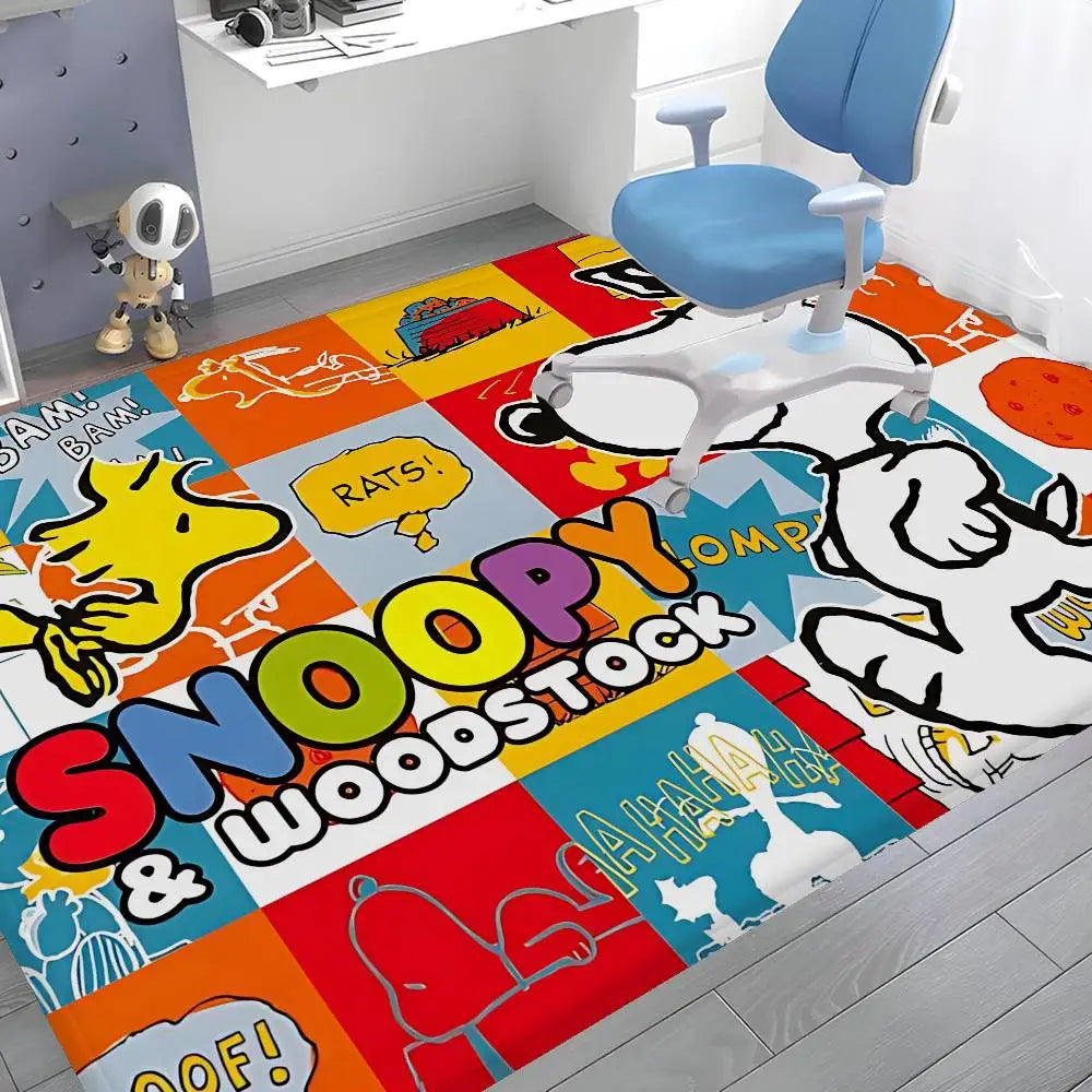 S-Snoopy Cartoon Kitchen Mat Cheaper Anti-slip Modern Living Room Balcony Printed Modern Home Decor