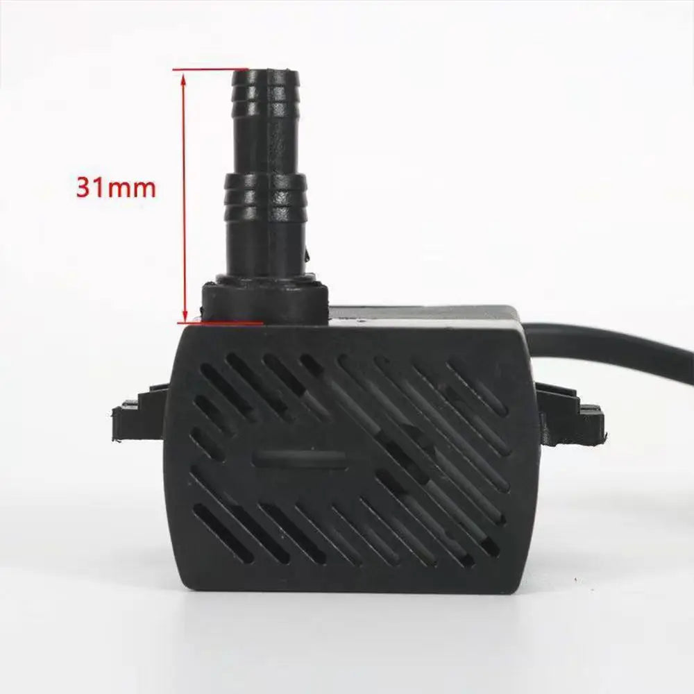 Air Conditioning Fan Submersible Pump Universal HM-100 220-240VAC 50Hz 8W Cold Fan Pumping Pump Lift: 0.72m Flow Rate: 280L/h