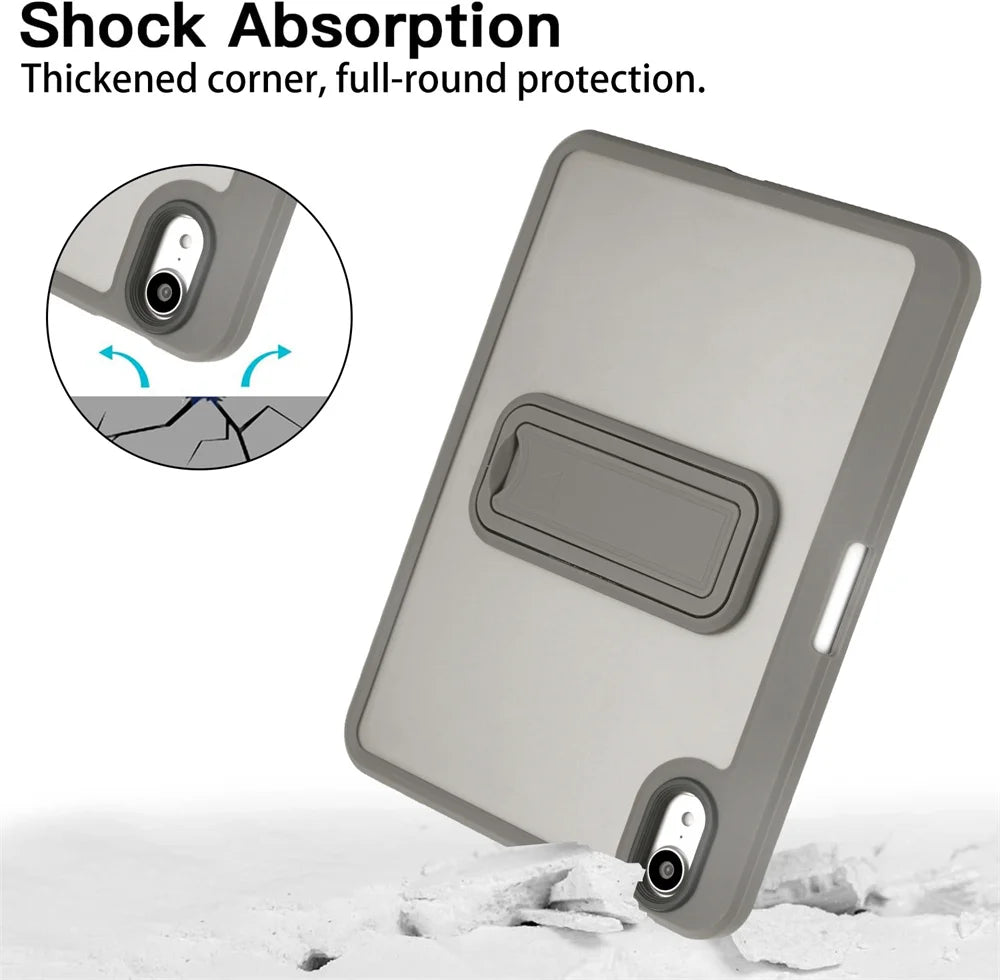 For iPad 12th A16 11th 10th 7th 8th 9th 10.2" 6th 5th 9.7" Air 4 5 Air 11 Pro11 Stand Case iPad Mini 7 6 5 4 Pencil Slot Cover