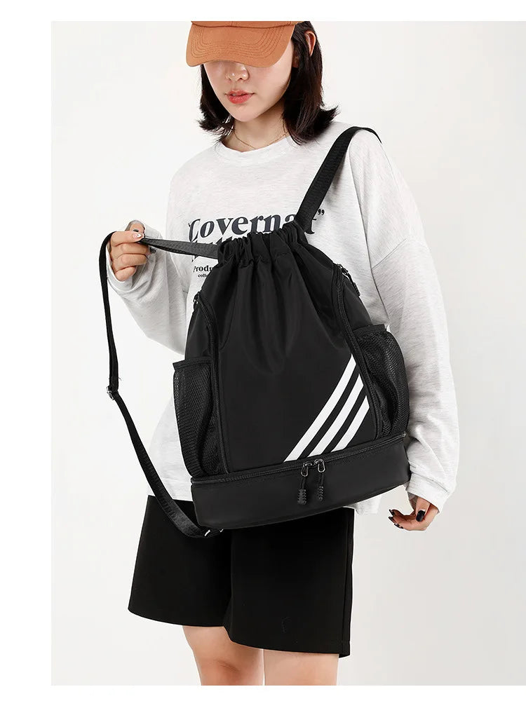 Sport Basketball Backpack Travel Outdoor Waterproof Men Fitness Bags Women Sports Bag Basketball Pouch Hiking Climbing Backpacks
