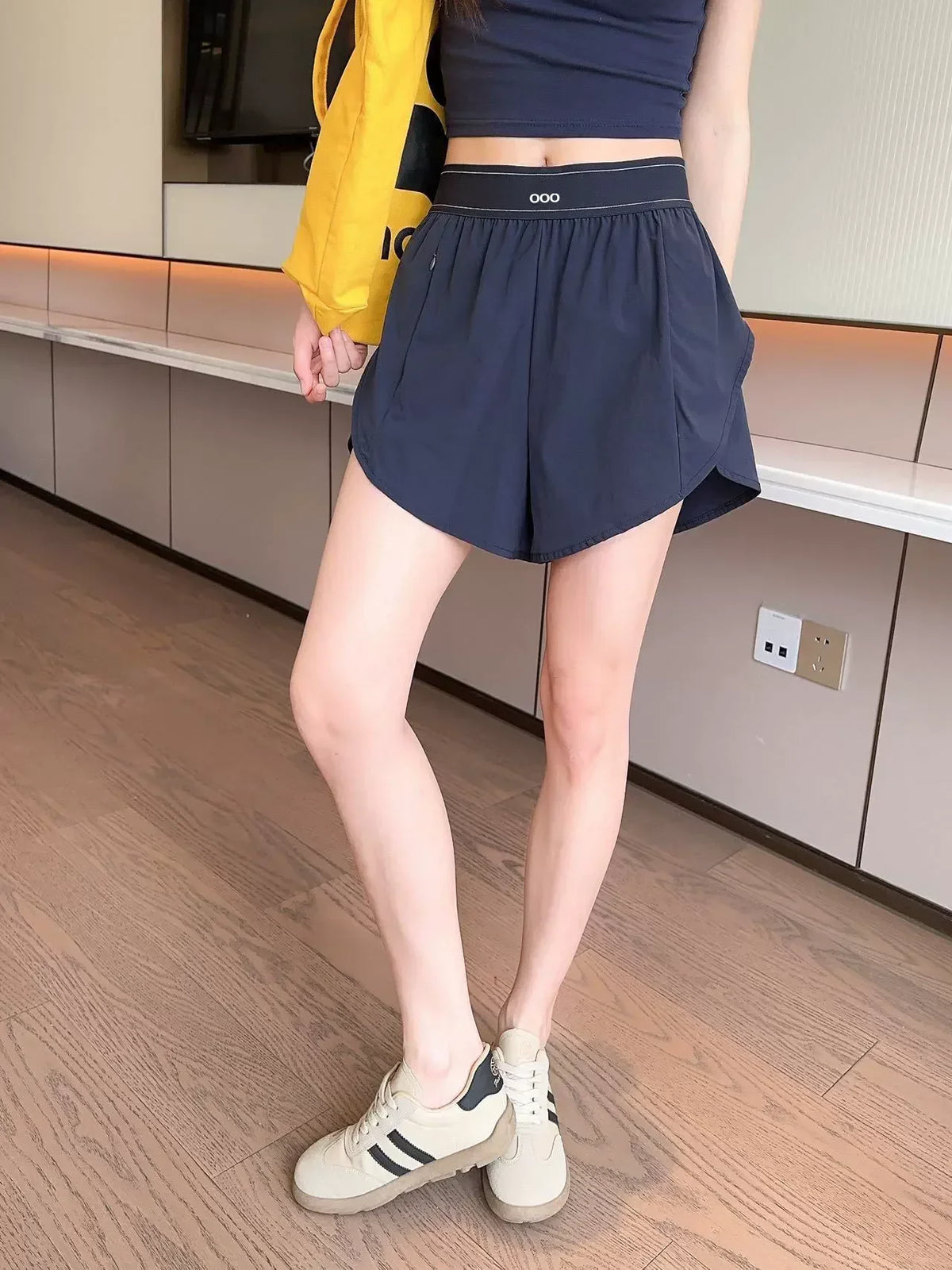 2026 Women's Yoga Exercise Breathable High Waist Fitness and Leisure Versatile Outdoor Running Shorts