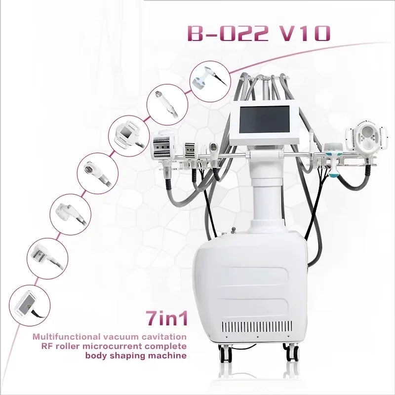 V10 Multifunctional Cavitation Body Slimming Machine Vacuum Roller Fat Reduction Weight Loss Body Sculpting Beauty Equipment For