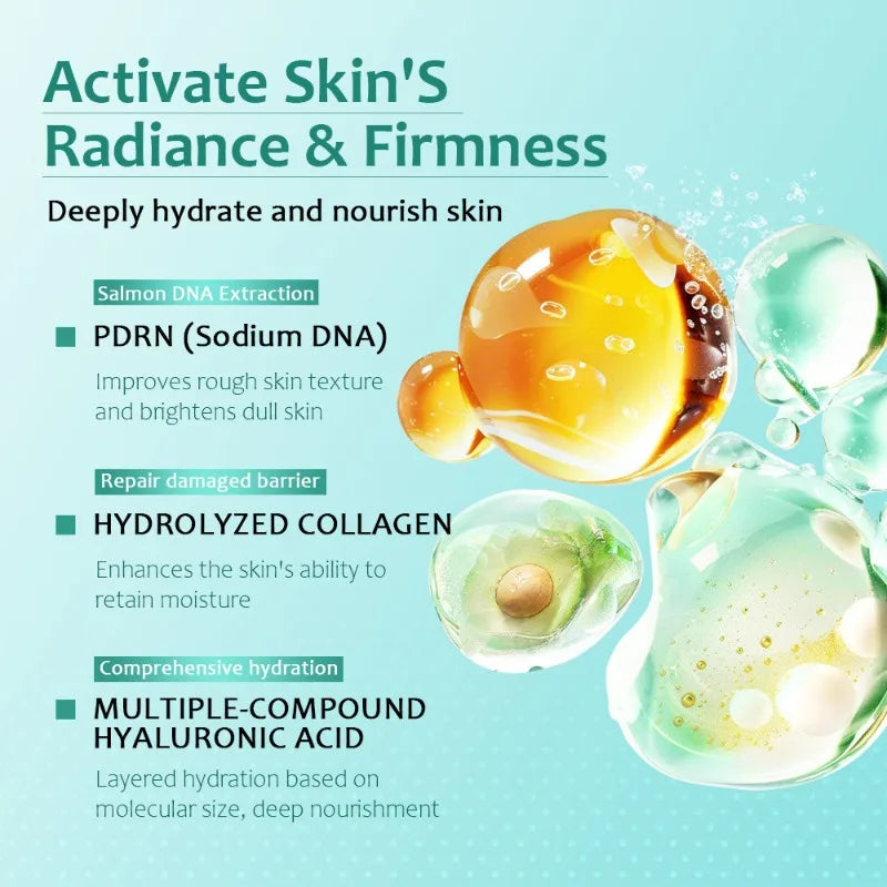 PDRN & Collagen Hydrating Face Mist 100ml – Deep Moisture & Refreshing Spray, Enhances Skin Firmness & Radiance