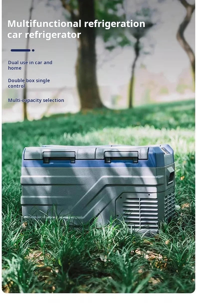 35L Car Fridge, 12V/24V Portable Refrigerator with APP Control, Compressor Cooler for RV/Truck/Camping, -20℃~20℃, Freezer
